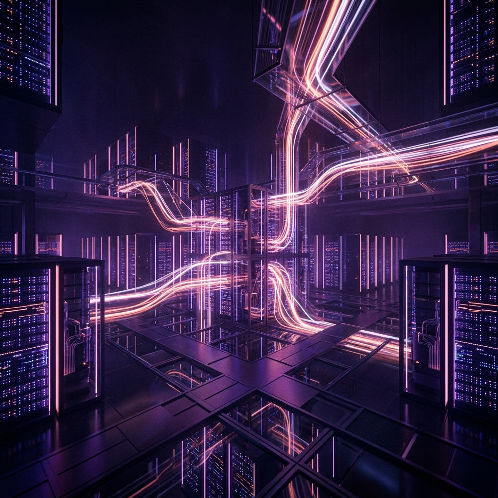 Futuristic data core